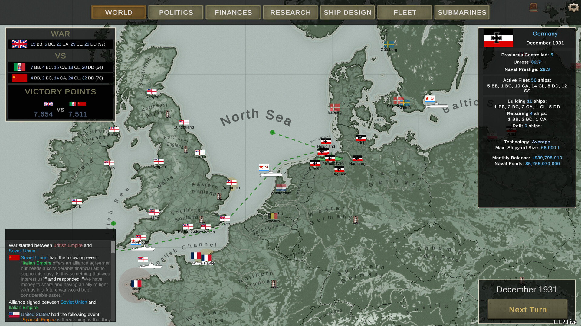 图片[1]-终极海军上将：无畏舰|Ultimate Admiral Dreadnoughts|1.7.0.0-萌芽游戏