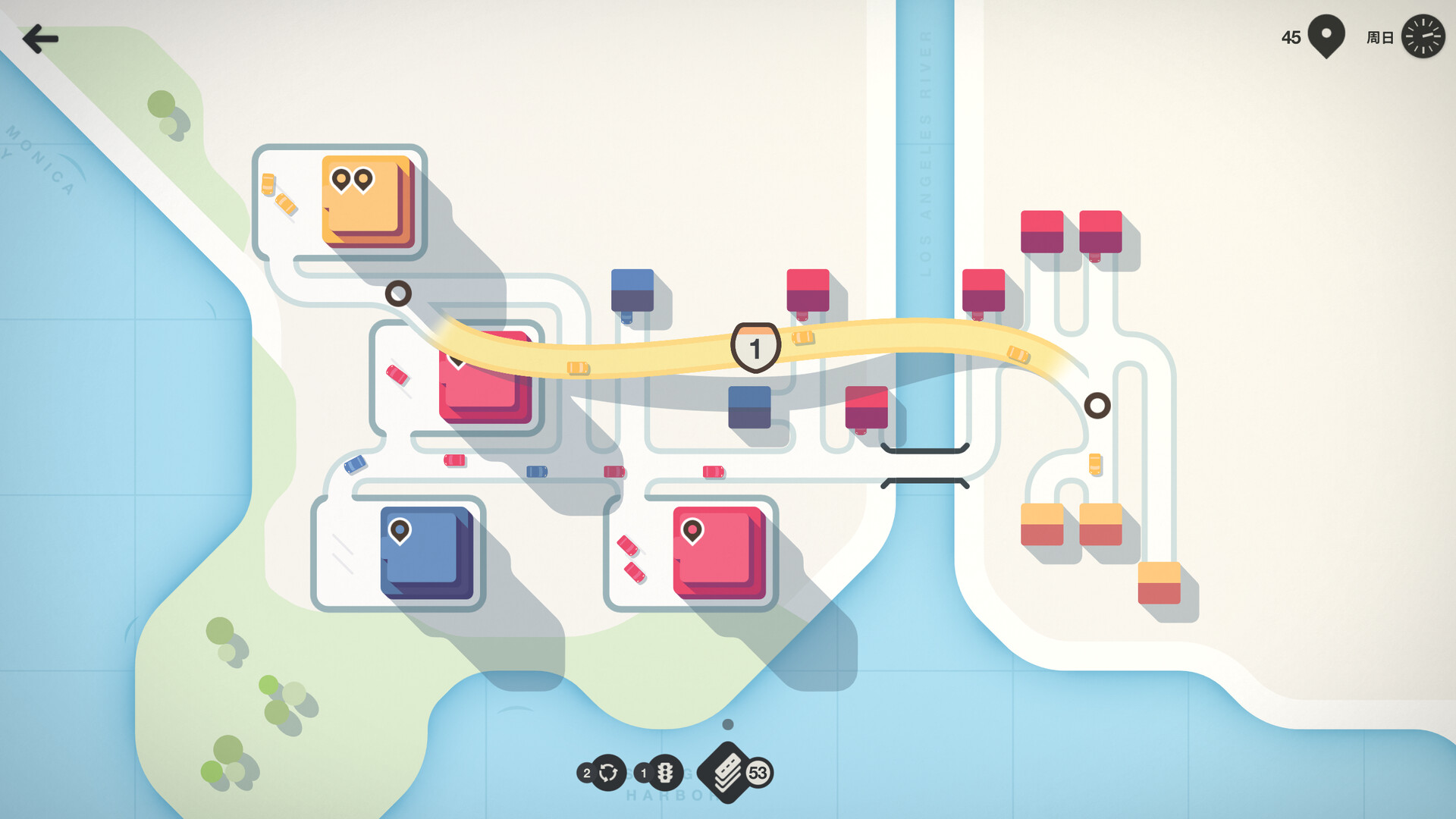 Mini Motorways 截图 1