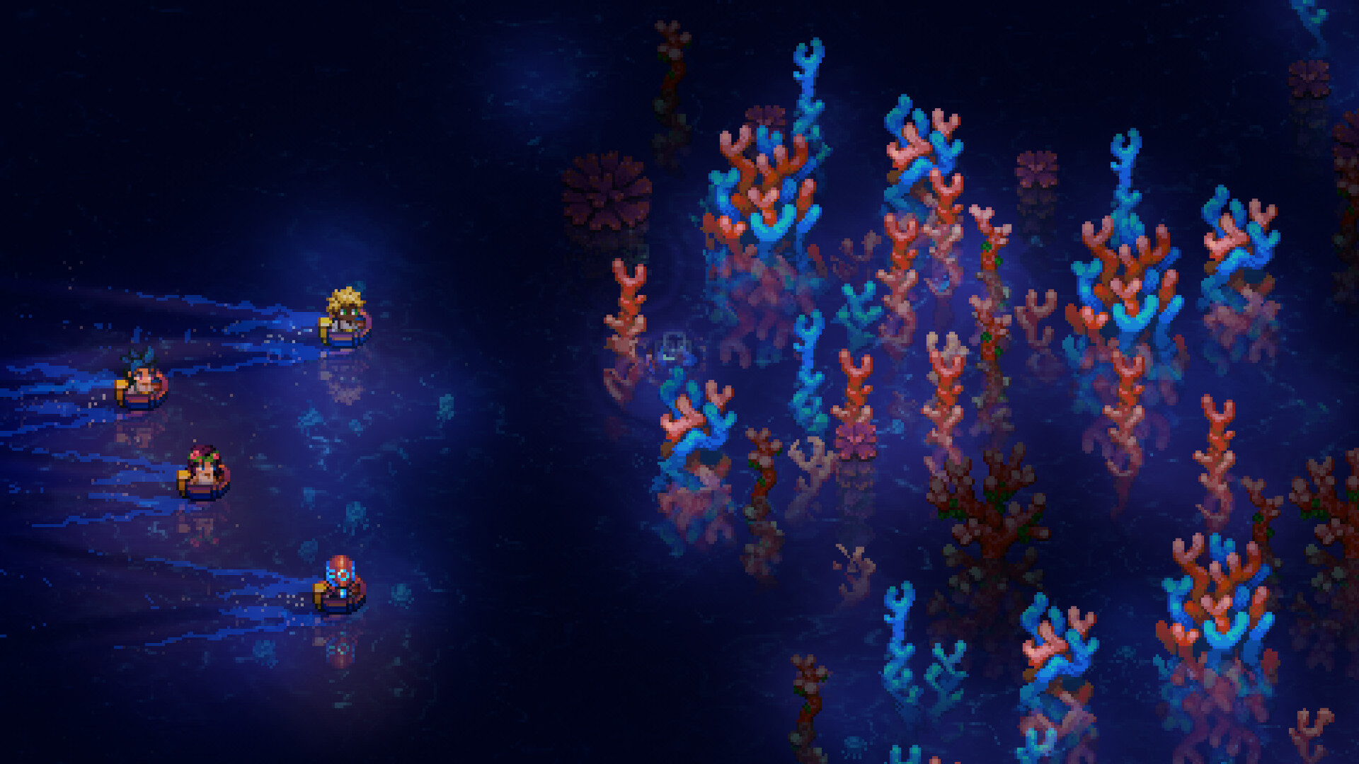 护核纪元 驾驶小船探索地下海洋珊瑚群系