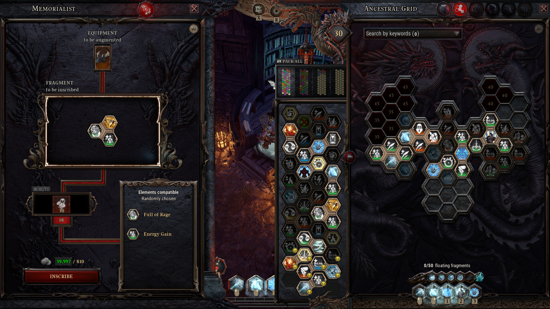 龙的传人:孤旅 装备与天赋树