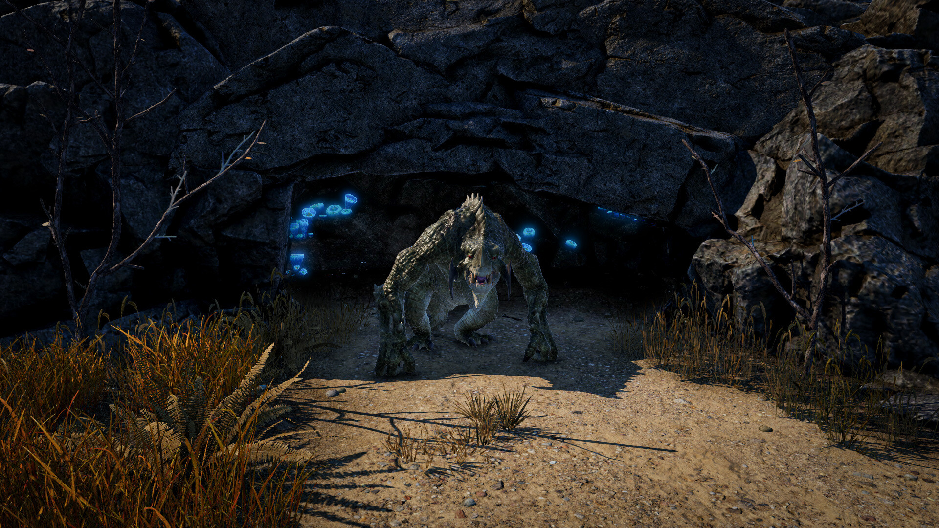 剑湾奇旅 潜伏在洞穴门口的凶猛怪物