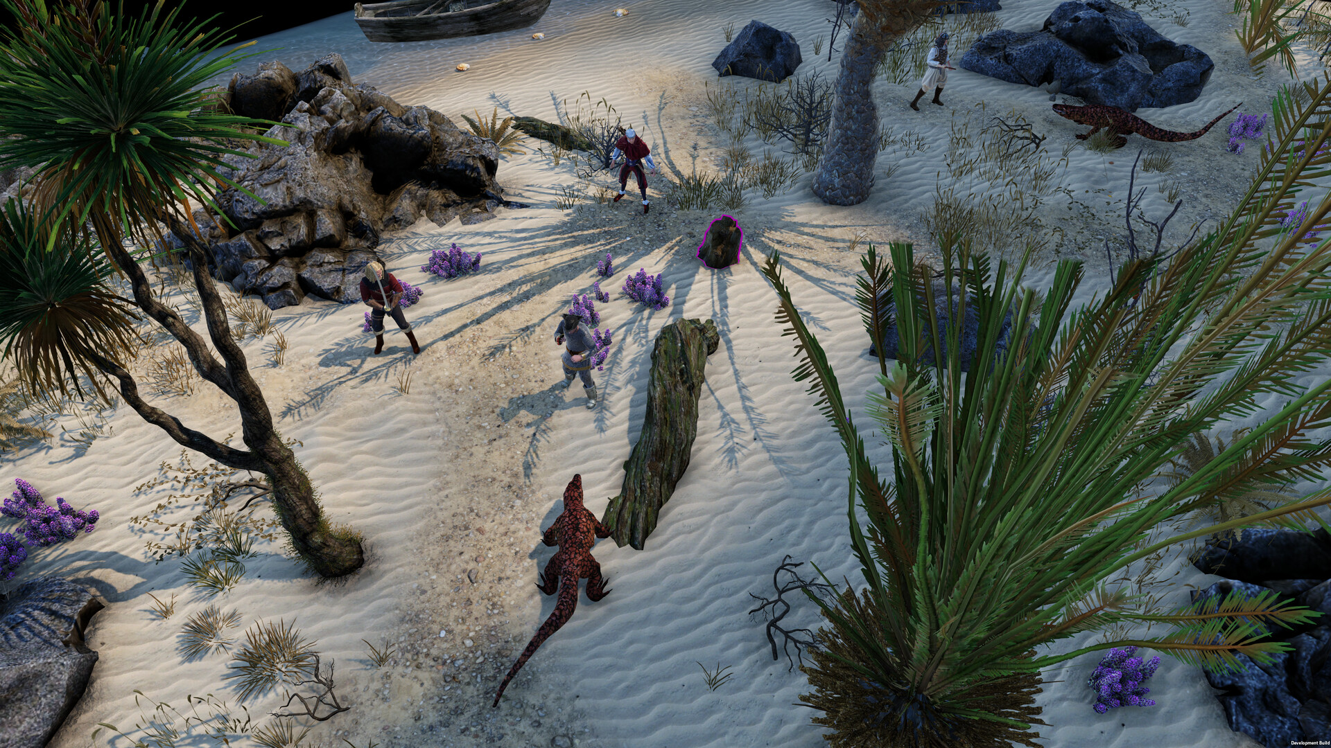 剑湾奇旅 沙滩上的战斗与冒险场景