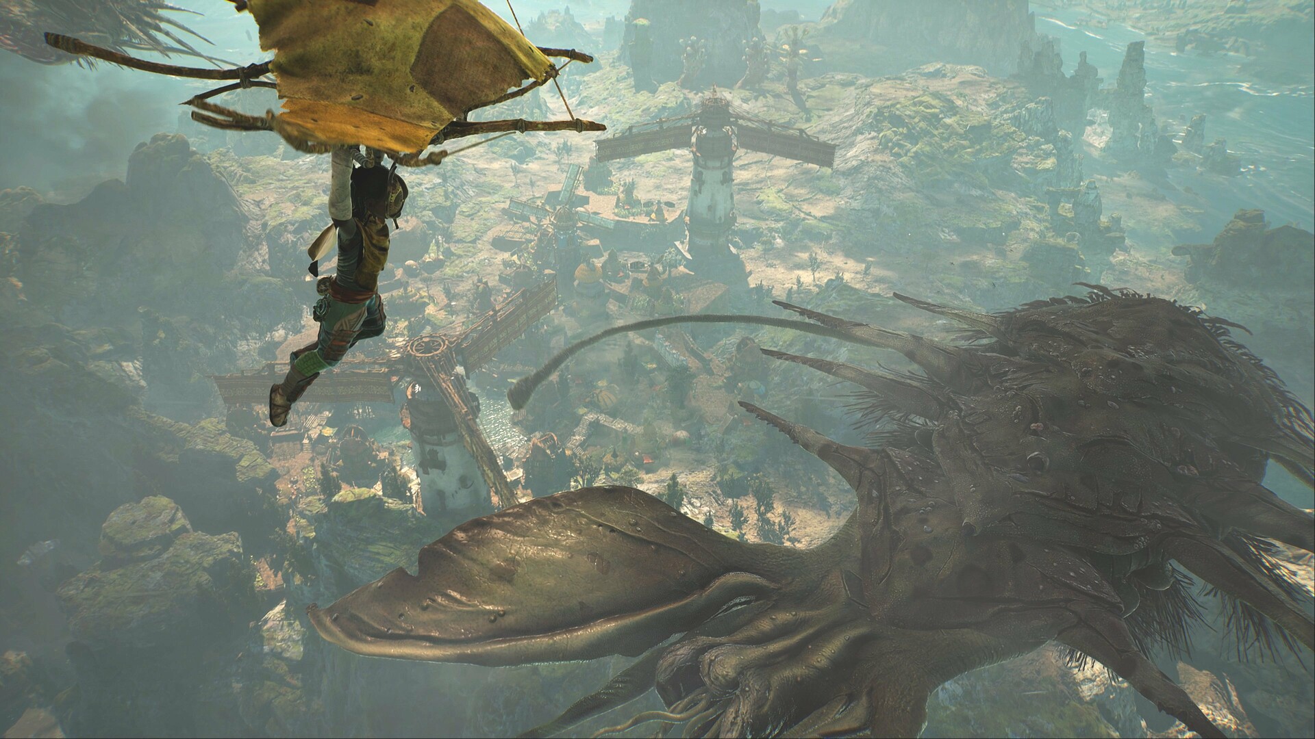 阿加斯巴之塔 空中滑翔视角