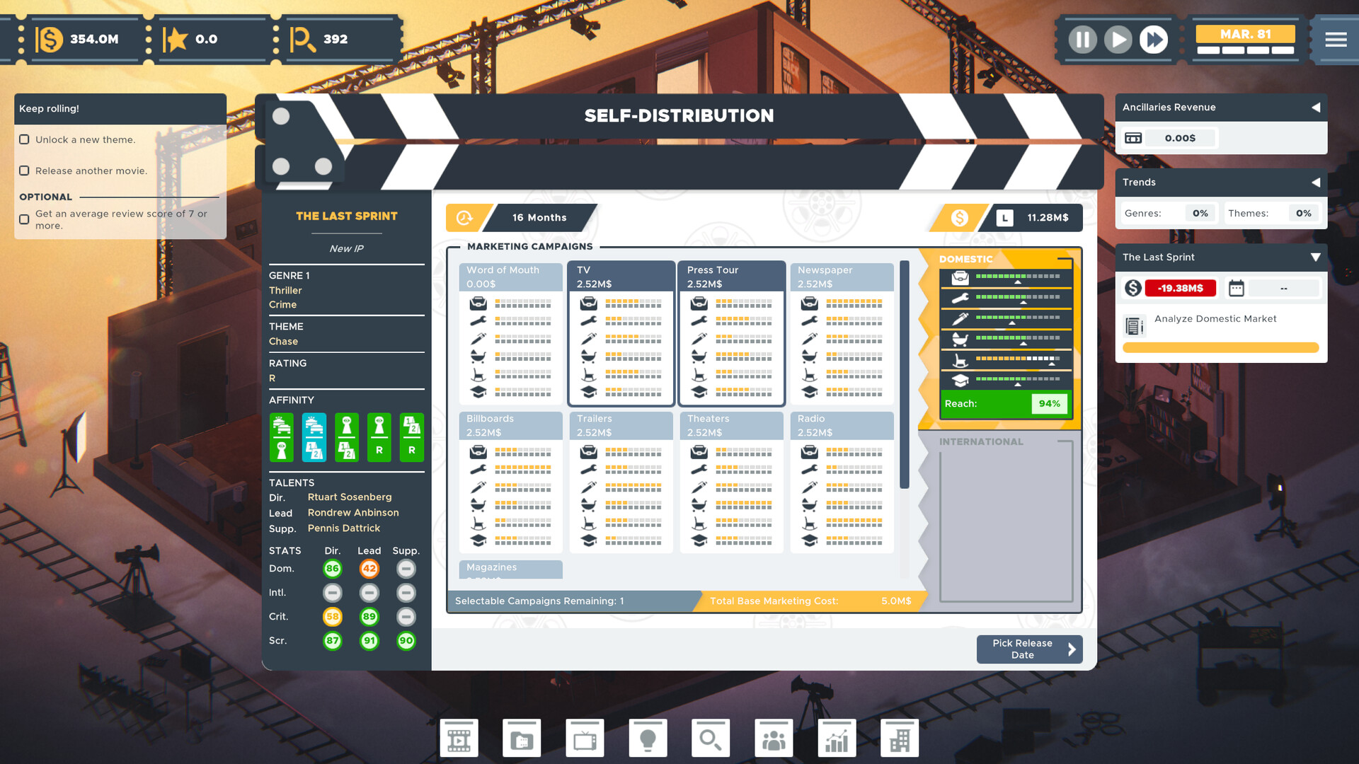 图片[5]-电影大亨：执行官|The Executive – Movie Industry Tycoon|1.2.1|整合DLC-萌芽游戏