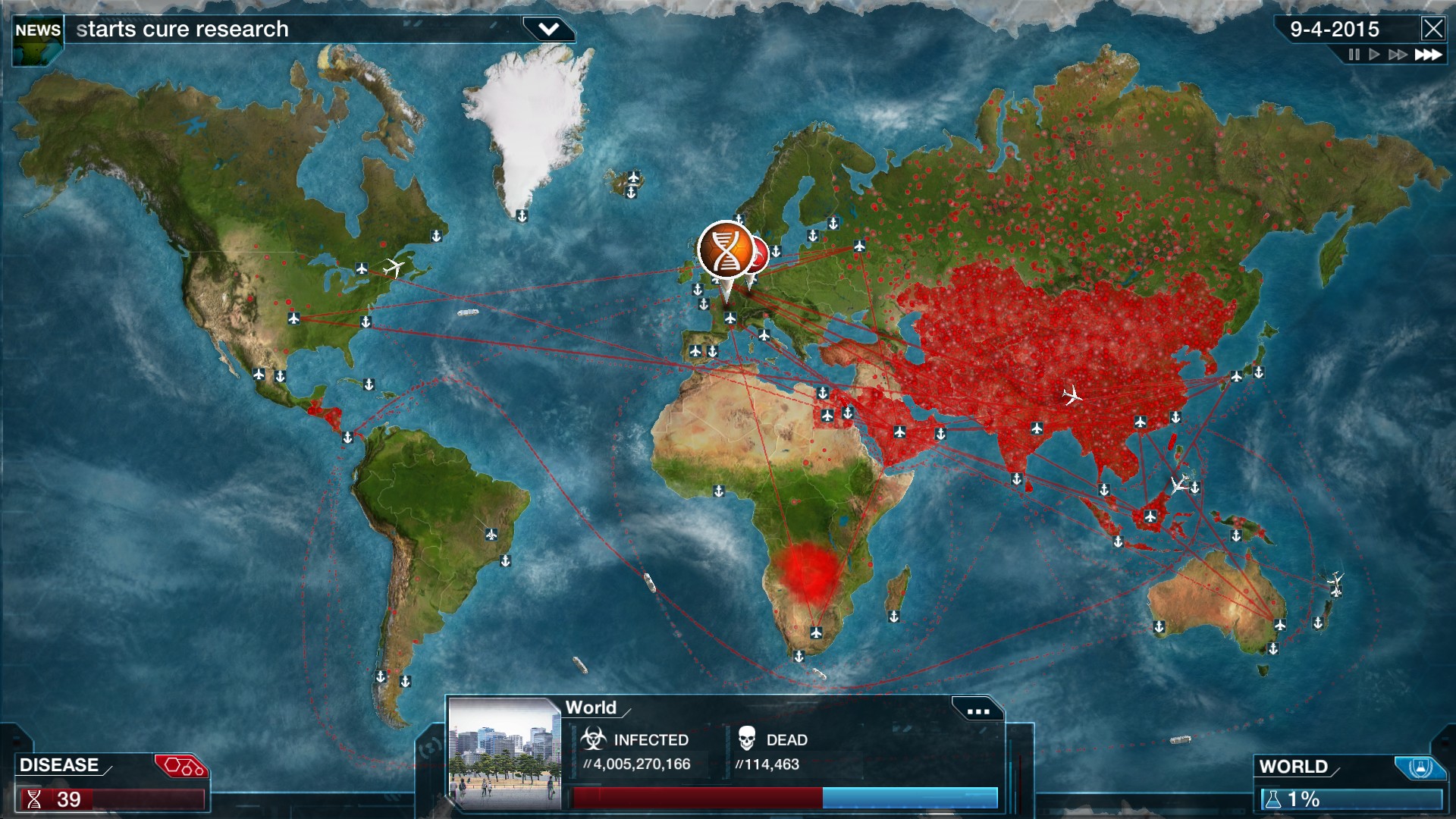 《瘟疫公司：进化(Plague Inc: Evolved)》