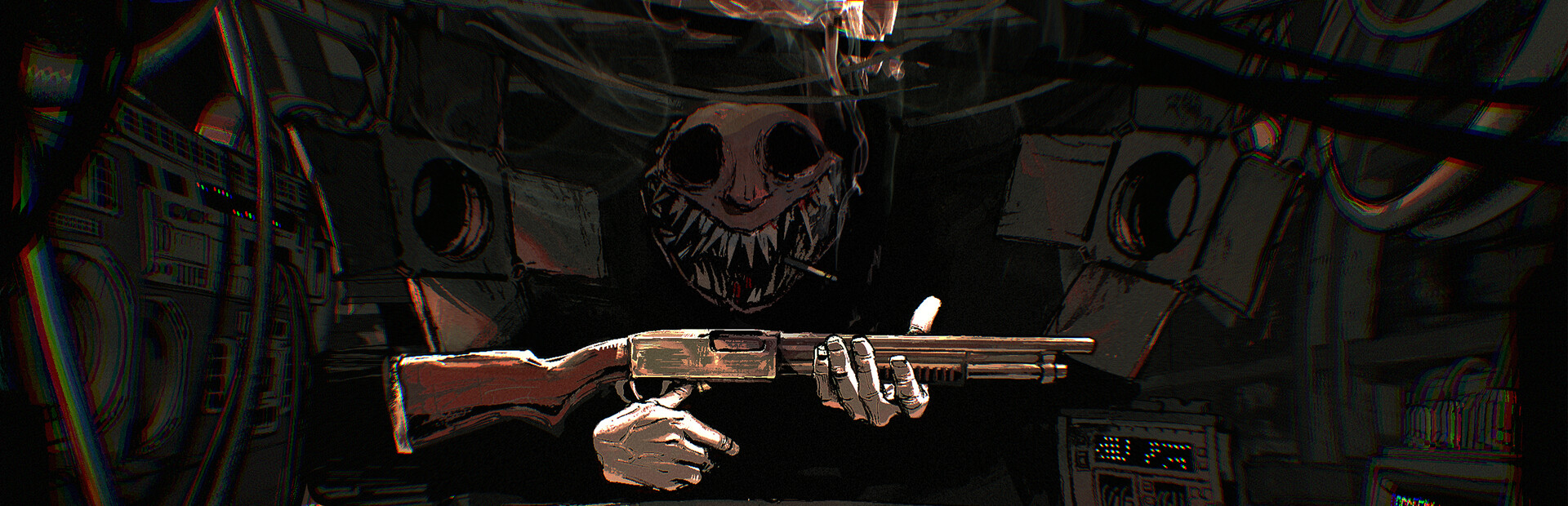 恶魔轮盘 Buckshot Roulette 横幅大图