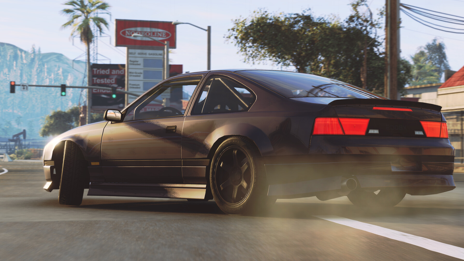 极限坠毁 跑车街头漂移