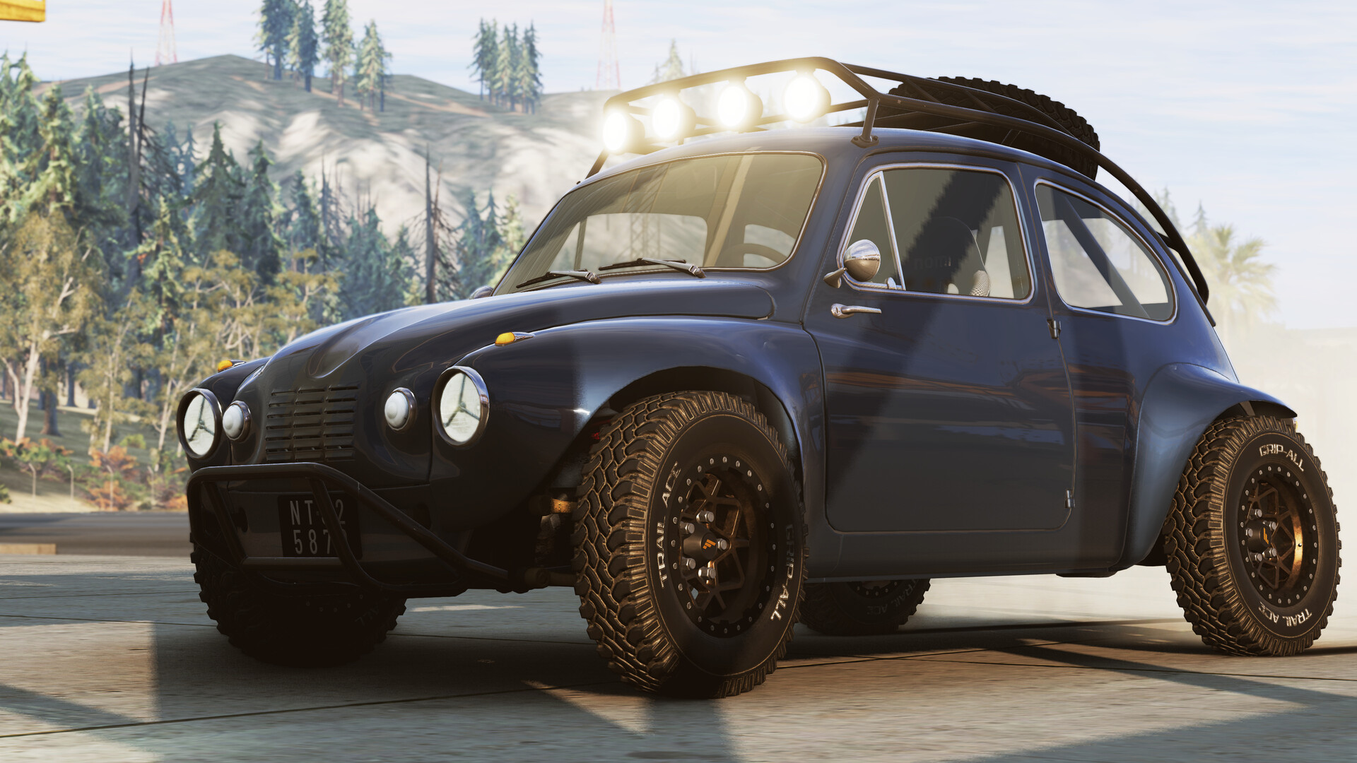 极限坠毁 改装越野车辆