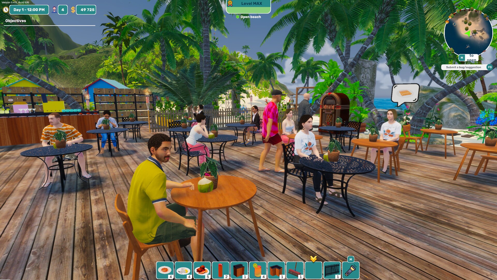 图片[6]-热带度假村经营模拟器|Tropical Resort Simulator|0.0.8-萌芽游戏