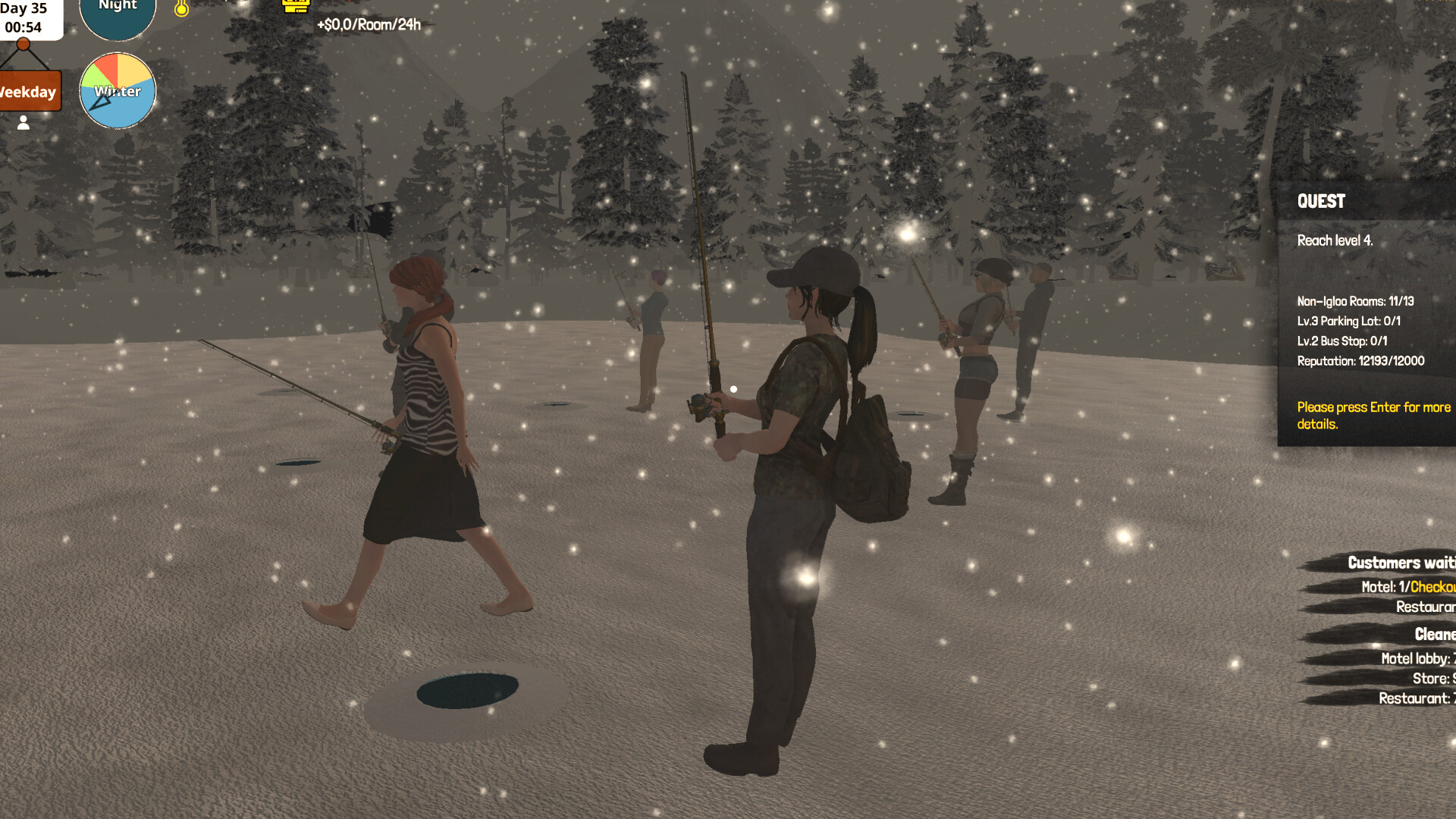 图片[4]-《北极汽车旅馆模拟器(Arctic Motel Simulator)》[v2.0.1]-火种游戏