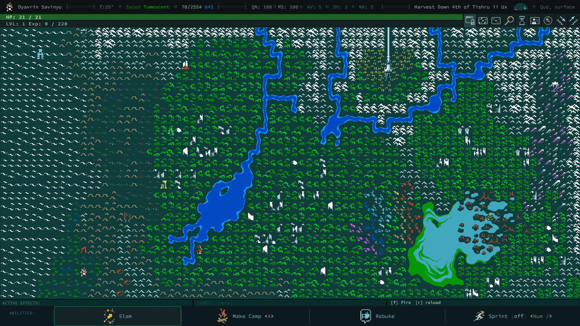 Caves of Qud 截图 1