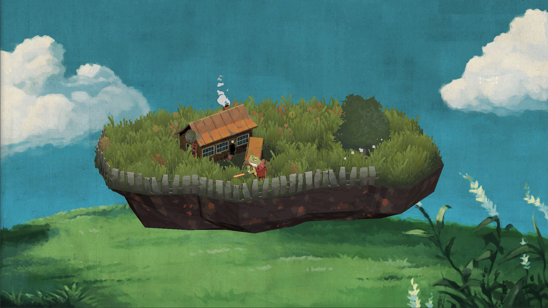 图片[1]-青蛙的空之绿洲|Ropukas Idle Island|1.18.0-萌芽游戏