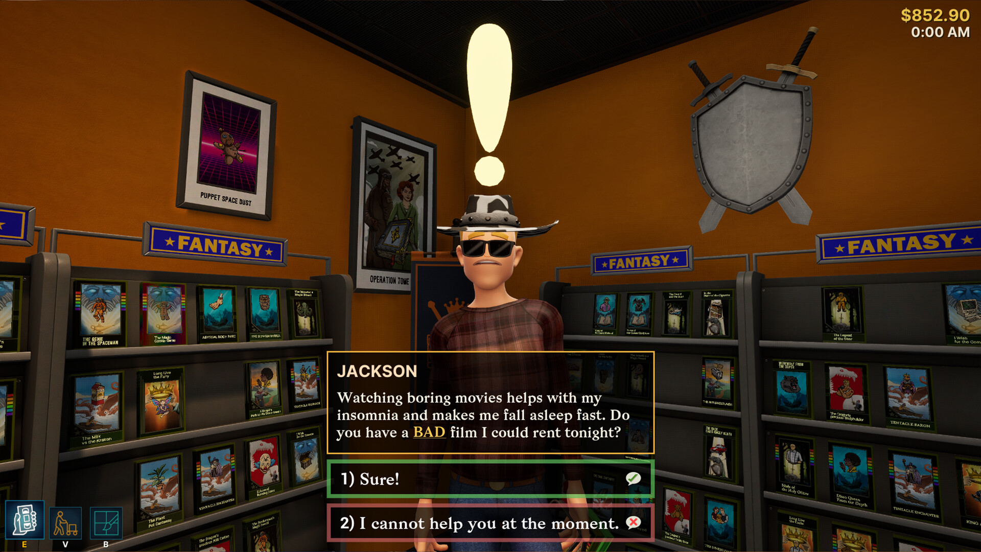Retro Rewind - Video Store Simulator 截图 7