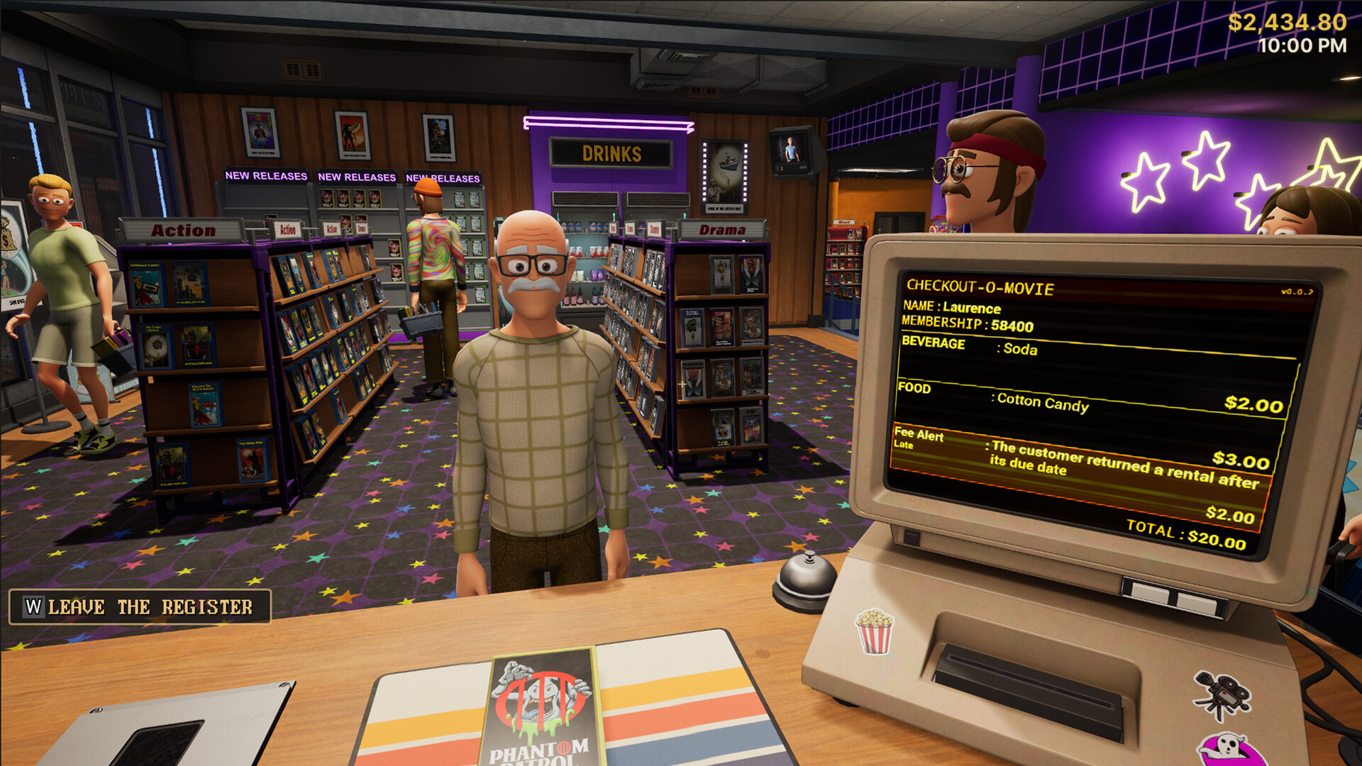 Retro Rewind - Video Store Simulator 截图 1