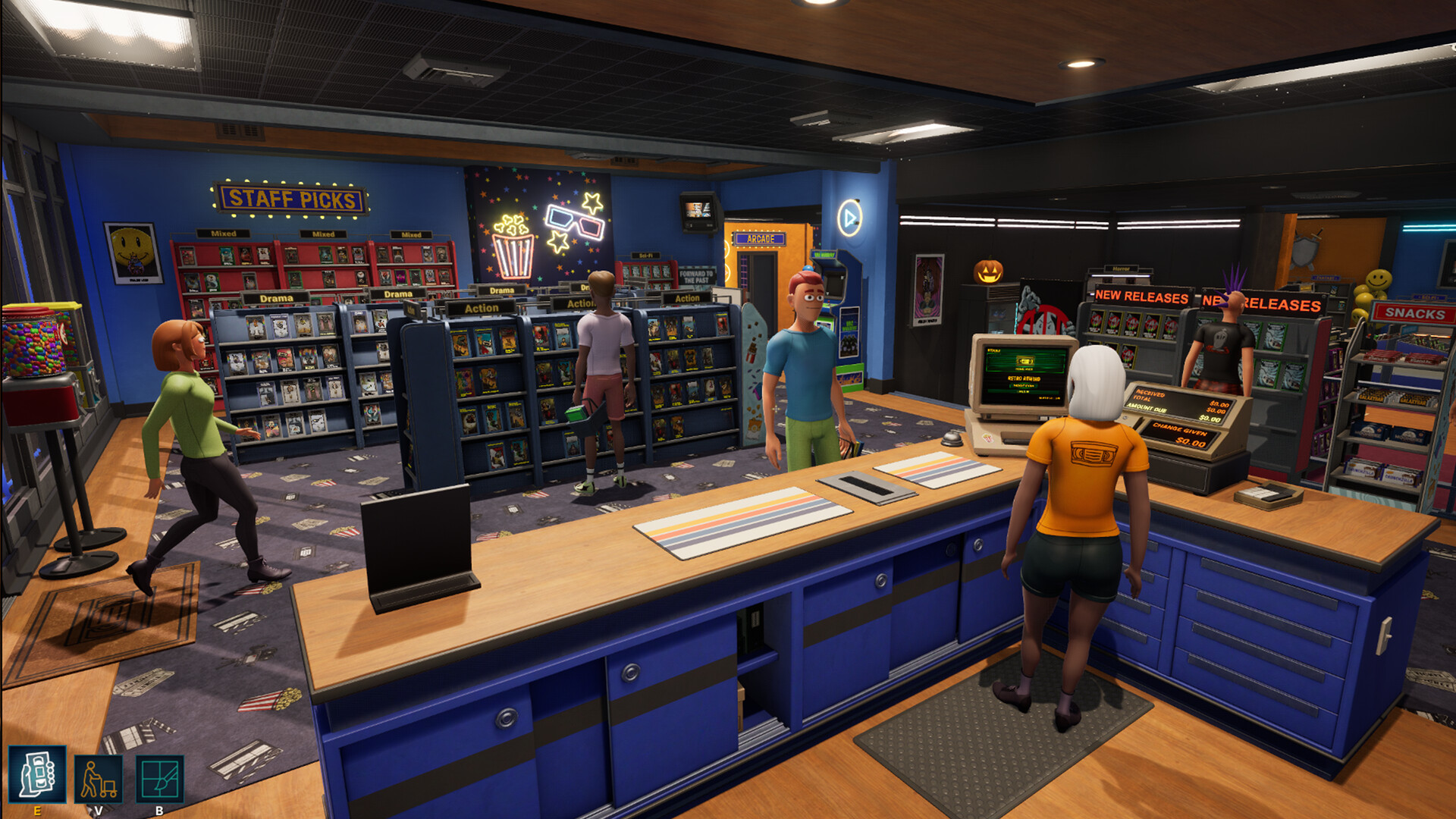 Retro Rewind - Video Store Simulator 截图 6