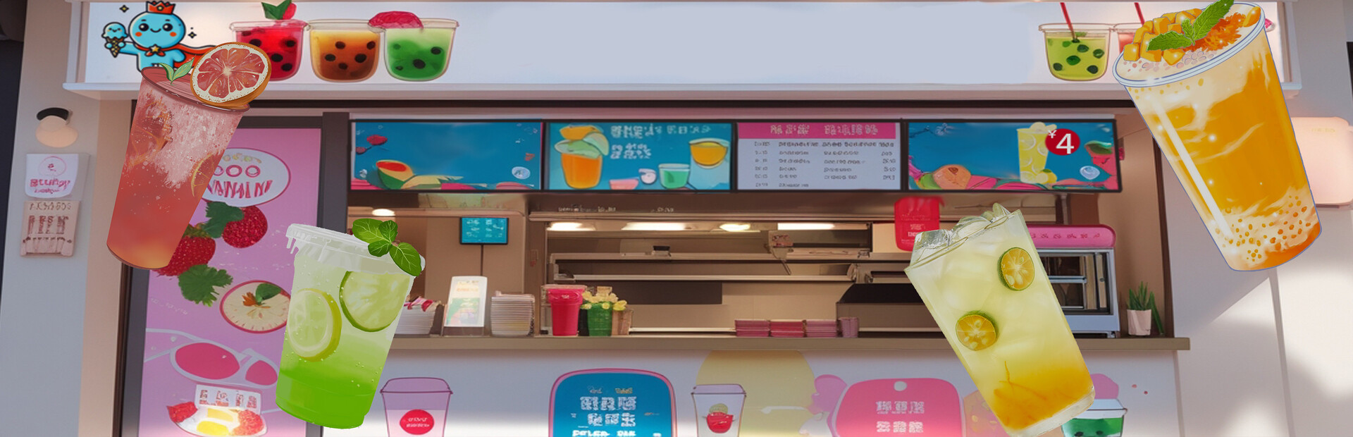 奶茶店模拟器 – 重生之我在冰堡甜城当店长|Boba Cafe Simulator|1.056