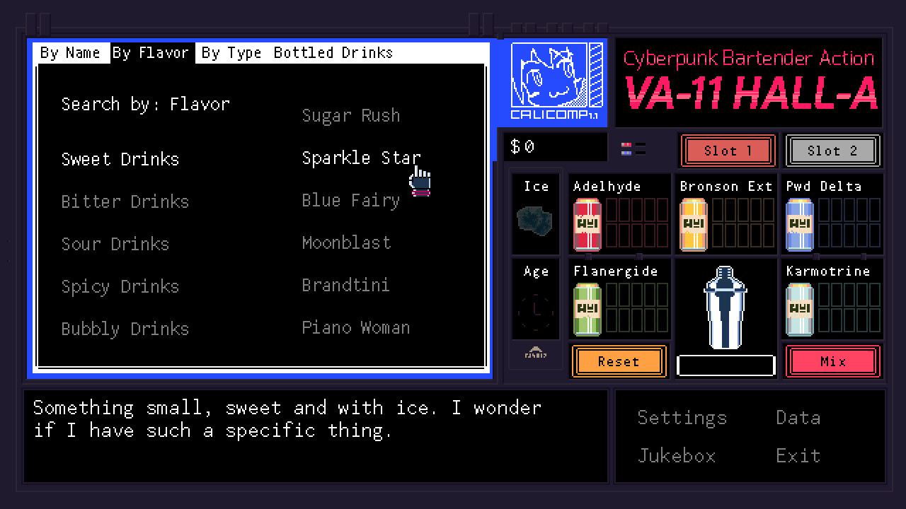 图片[4]-VA-11 HALL-A：赛博朋克酒保行动|VA-11 Hall-A Cyberpunk Bartender Action|1.3-萌芽游戏