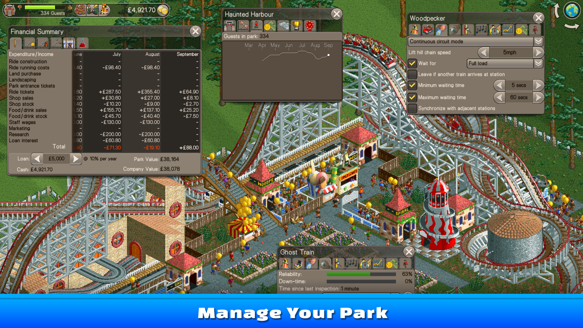图片[5]-过山车大亨 经典版|RollerCoaster Tycoon Classic|Build22667426-萌芽游戏