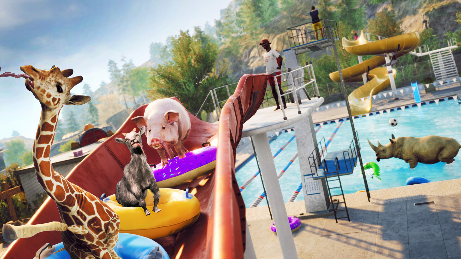 Goat Simulator 3 游戏截图