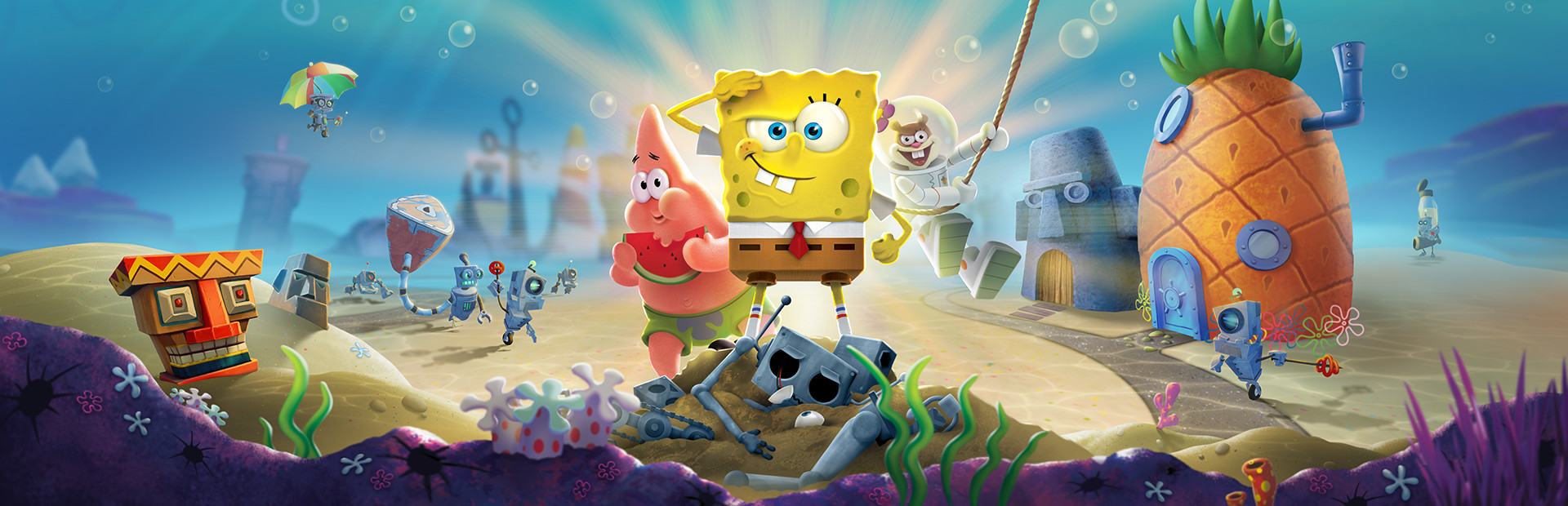 海绵宝宝:争霸比基尼海滩|SpongeBob SquarePants Battle For Bikini Bottom – Rehydrated|611616